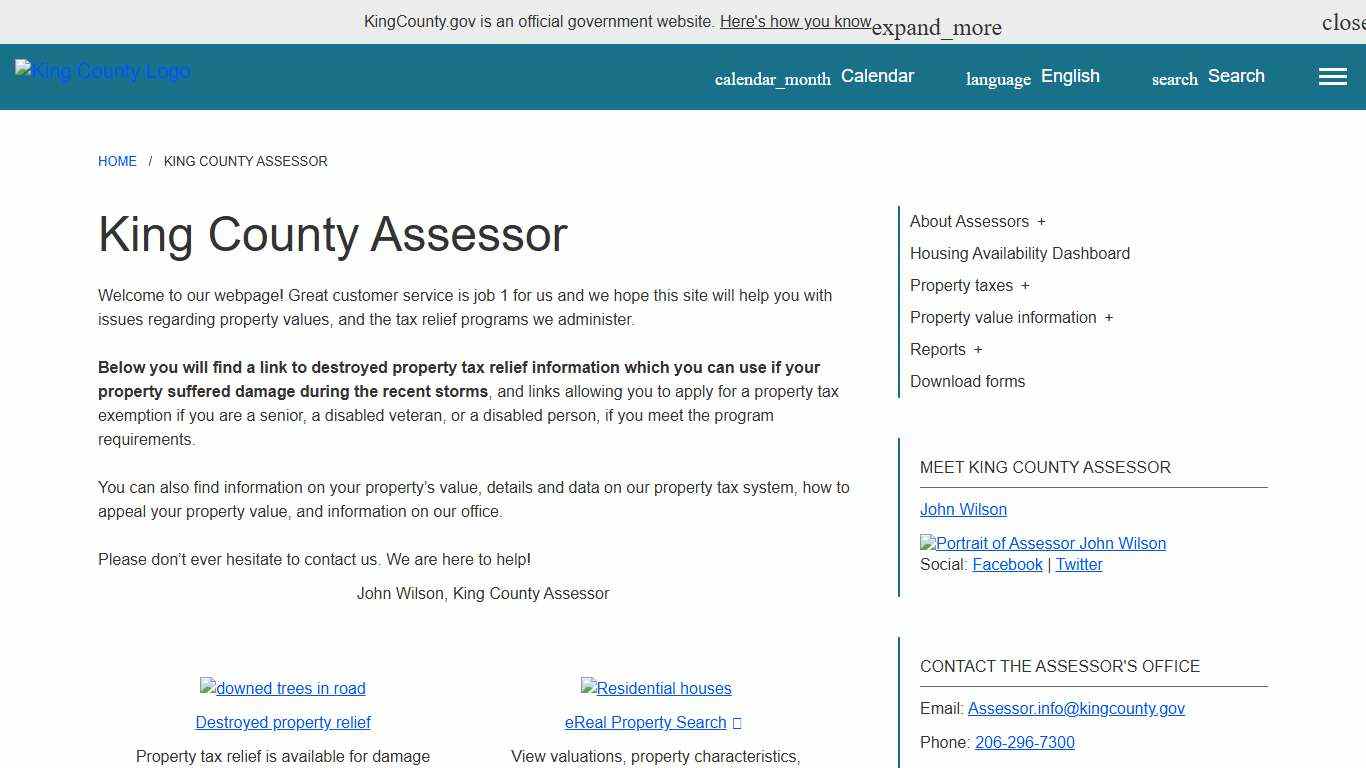 King County Assessor - King County, Washington